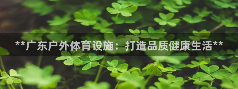 意昂3娱乐下载：**广东户外体育设施：打造品质健康生