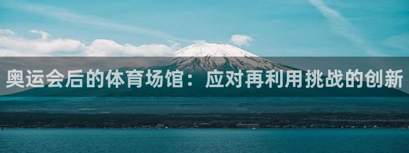 意昂集团官网：奥运会后的体育场馆：应对再利用挑战的创