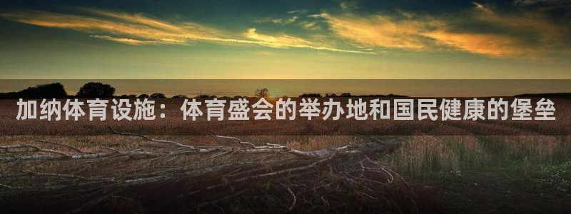 海南意昂体育3：加纳体育设施：体育盛会的举办地和国民