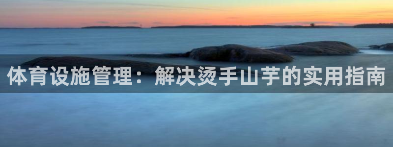 意昂3娱乐下载：体育设施管理：解决烫手山芋的实用指南