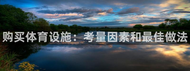意昂3新能源：购买体育设施：考量因素和最佳做法