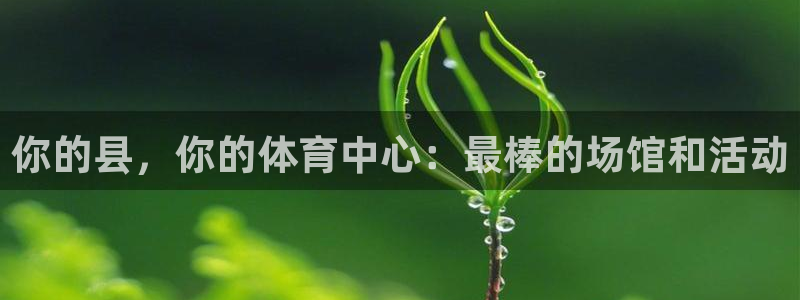 意昂3代理：你的县，你的体育中心：最棒的场馆和活动