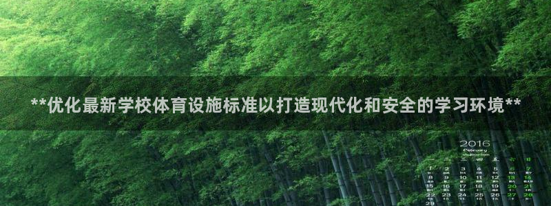意昂体育3平台：**优化最新学校体育设施标准以打造现代化和安
